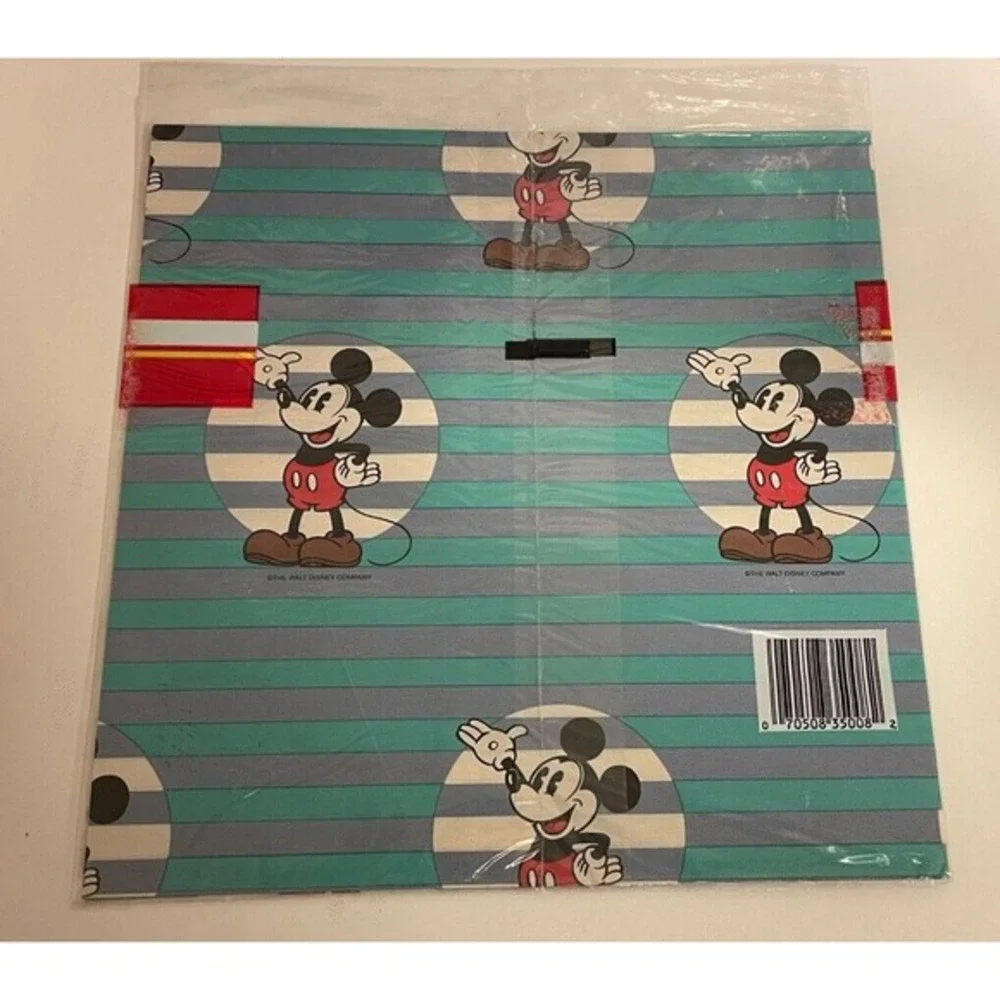 Vintage Cleo Disney Mickey Mouse Gift Wrap Paper NEW SEALED‎ Collectible